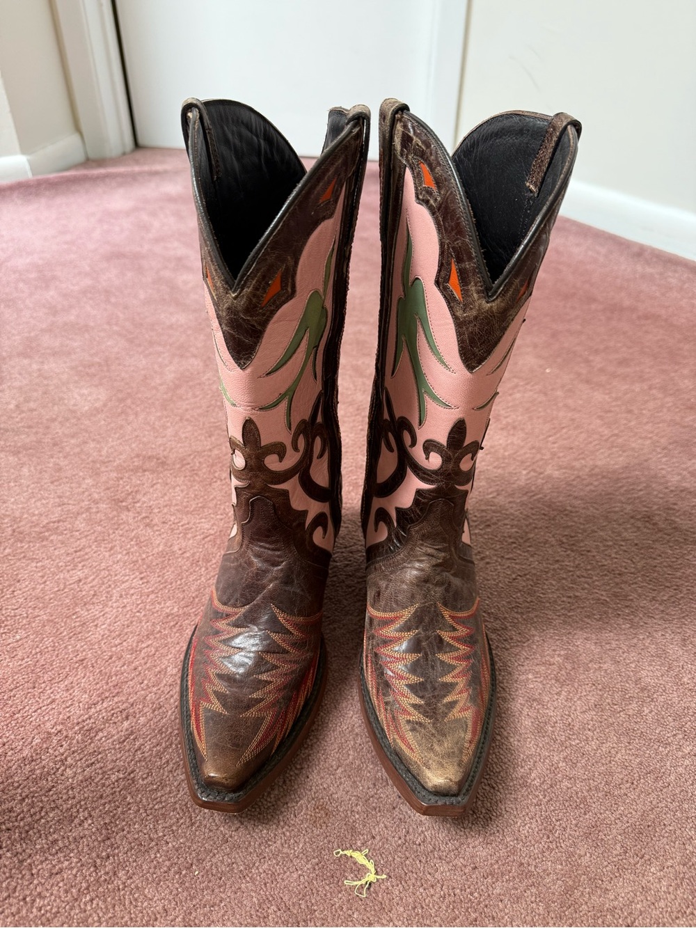 Allens Boots Brown leather Western Boots